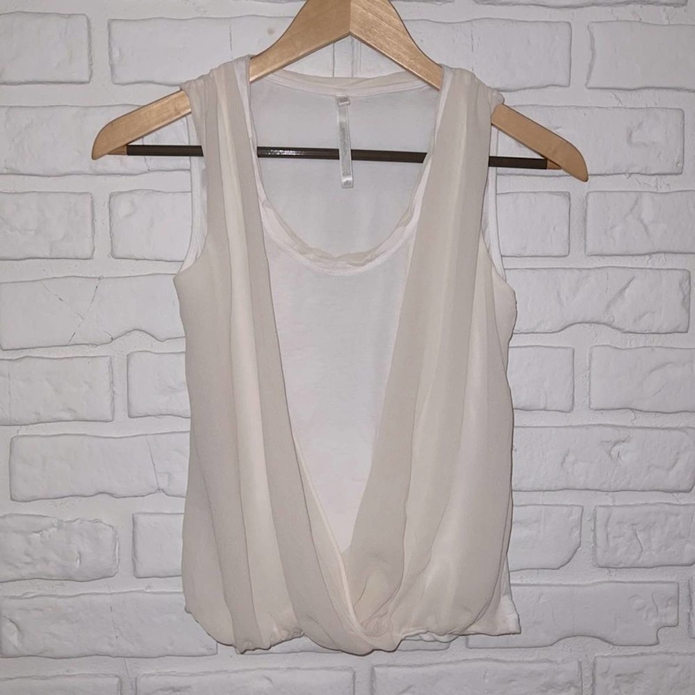 Karen Millen white tank top size 4